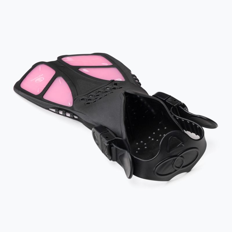Kinderschnorchelset AQUASTIC Maske + Flossen + Schnorchel rosa MSFK-01SR 5