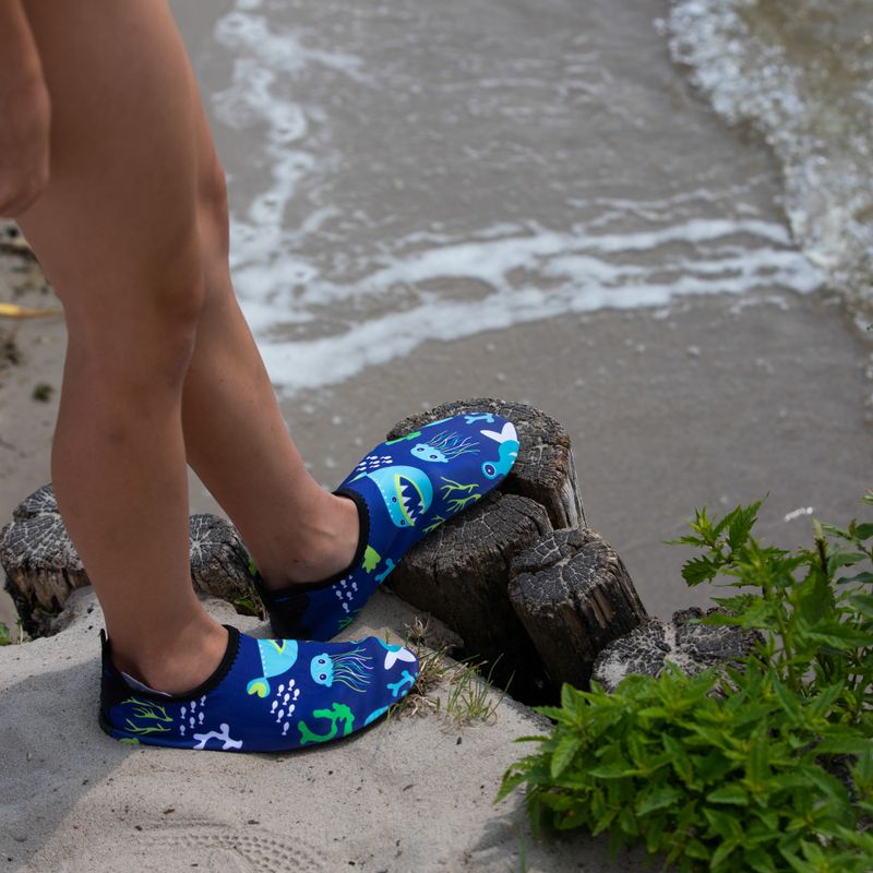 Kinder-Wasserschuhe AQUASTIC Aqua blau KWS054