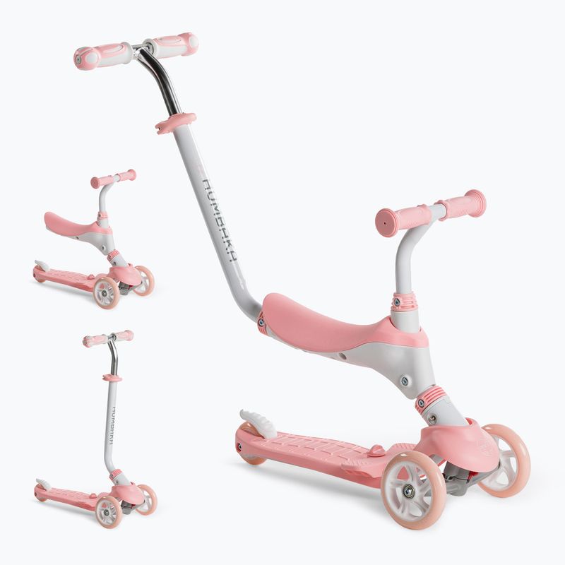 HUMBAKA Fun 3in1 Kinder-Roller rosa KS002