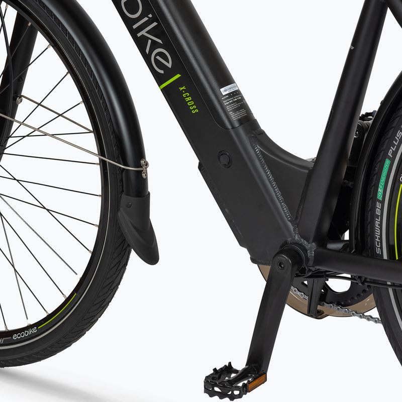 EcoBike X-Cross M/13Ah Elektrofahrrad schwarz 1010303 5
