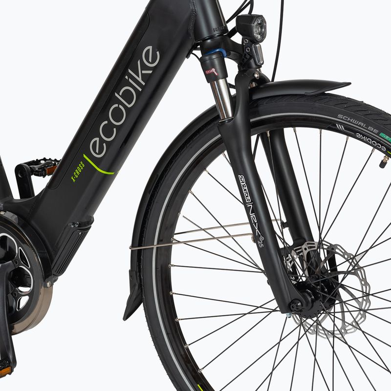 EcoBike X-Cross M/13Ah Elektrofahrrad schwarz 1010303 7