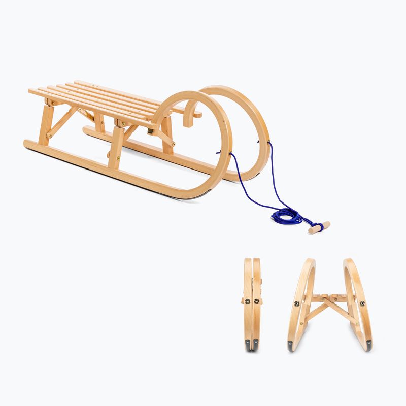 VT-Sport Klappschlitten Lamb's Horns braun HKS 43110