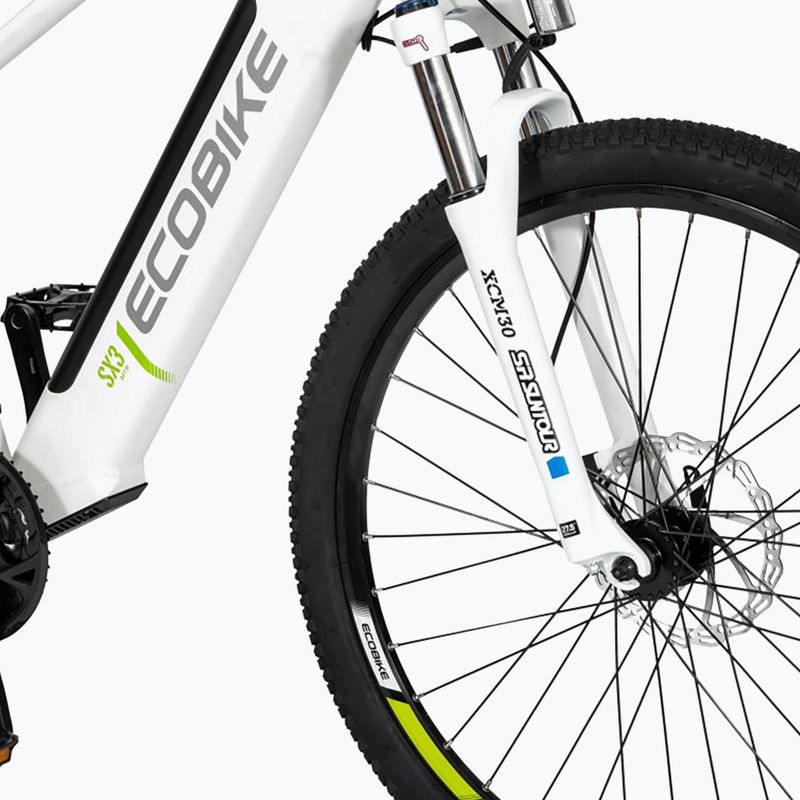Elektrofahrrad EcoBike SX 3/17.5Ah LG weiß 1010401 5