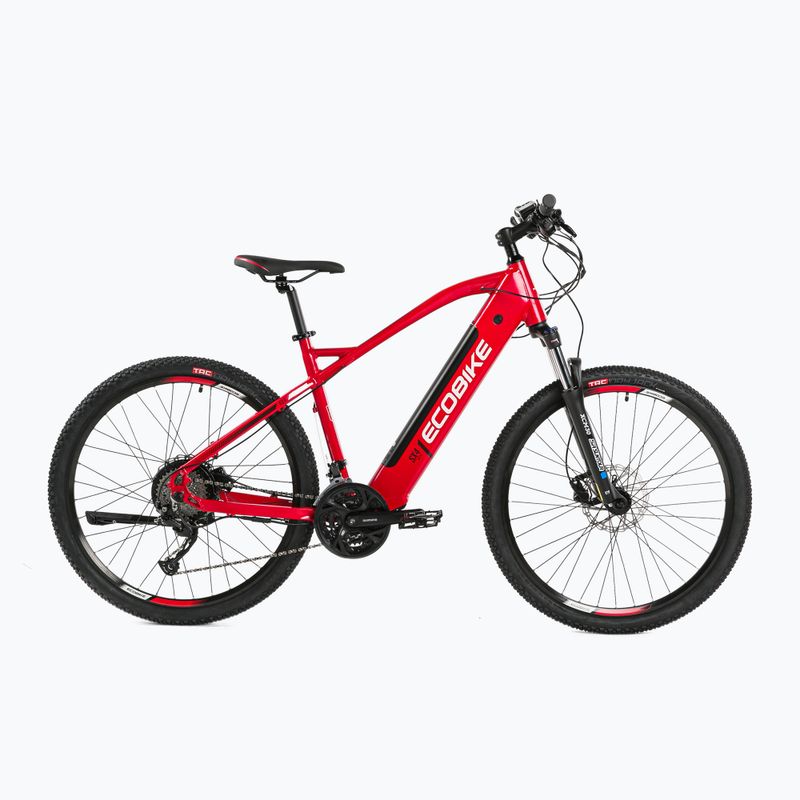 EcoBike SX4/LG Elektrofahrrad 17,5 Ah rot 1010402(2023)