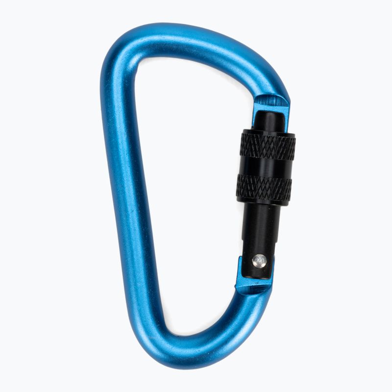 Salewa D-Shape Carbiner mit Schraube blau 00-0000034102 2