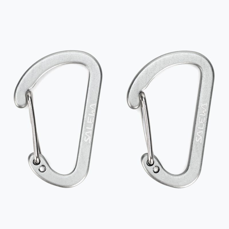 Salewa Flat Wiregate Karabinerhaken 2 Stk. grau 00-0000034103