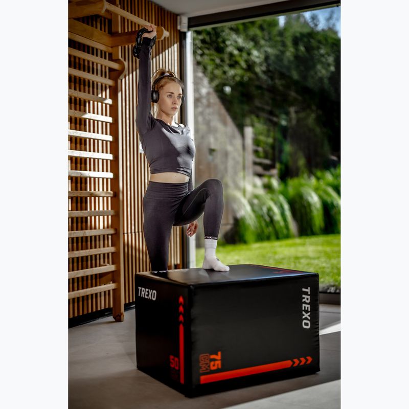 XTREXO TRX-PB08 8kg plyometrische Box schwarz 4