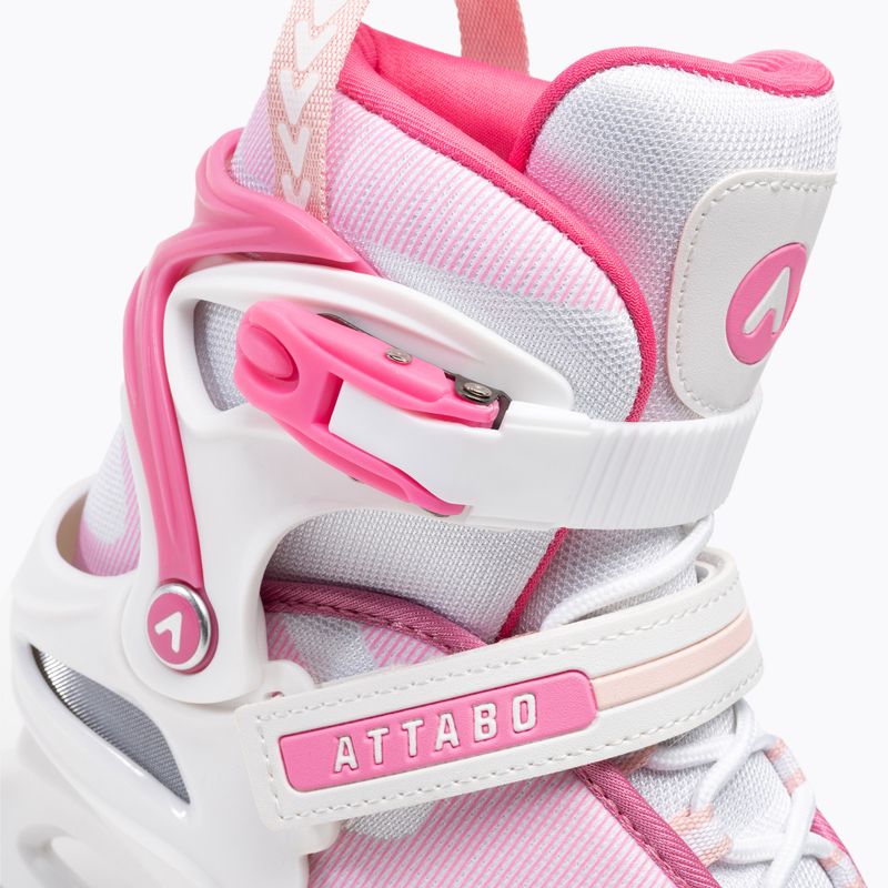 Kinderschlittschuhe ATTABO ICEBLADE 01 weiß/rosa 8