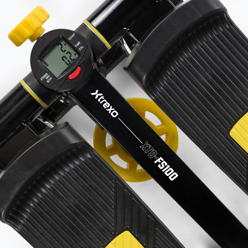 XTREXO FS100 Stepper schwarz/gelb 11