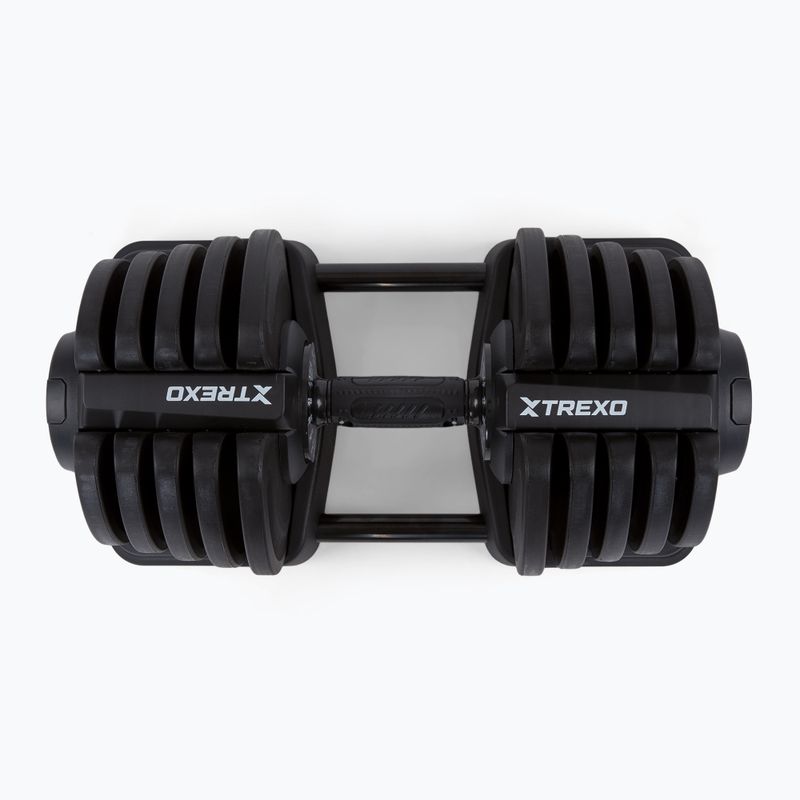 Kurzhantel/ Langhantel 2in1 XTREXO TRX-ABD40 1-40 kg schwarz/orange 9