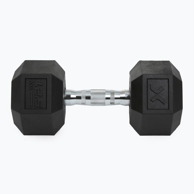 XTREXO Hex gummierte Kurzhantel 12,5 kg 7