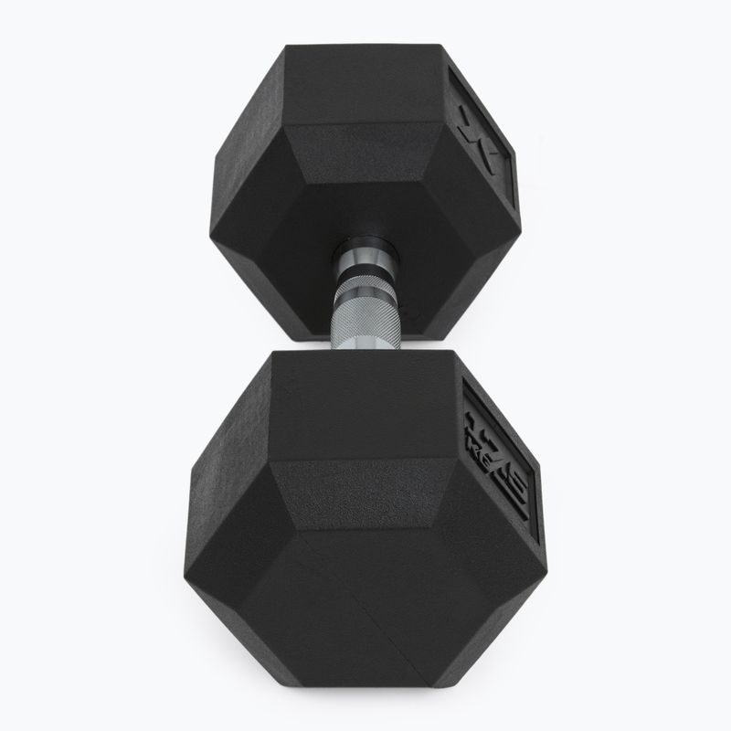 XTREXO Hex 17,5 kg gummierte Kurzhanteln 6
