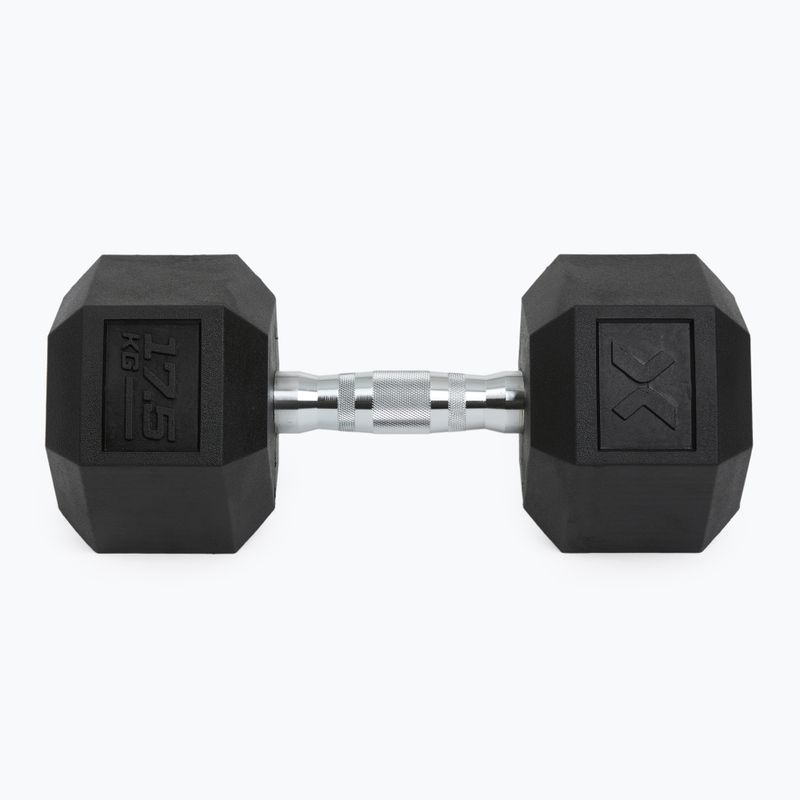 XTREXO Hex 17,5 kg gummierte Kurzhanteln 7