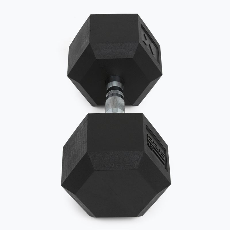 XTREXO Hex 22,5 kg gummierte Kurzhanteln 6