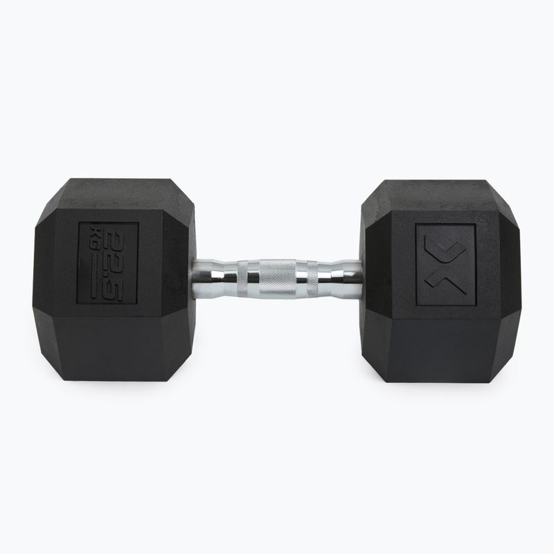 XTREXO Hex 22,5 kg gummierte Kurzhanteln 7