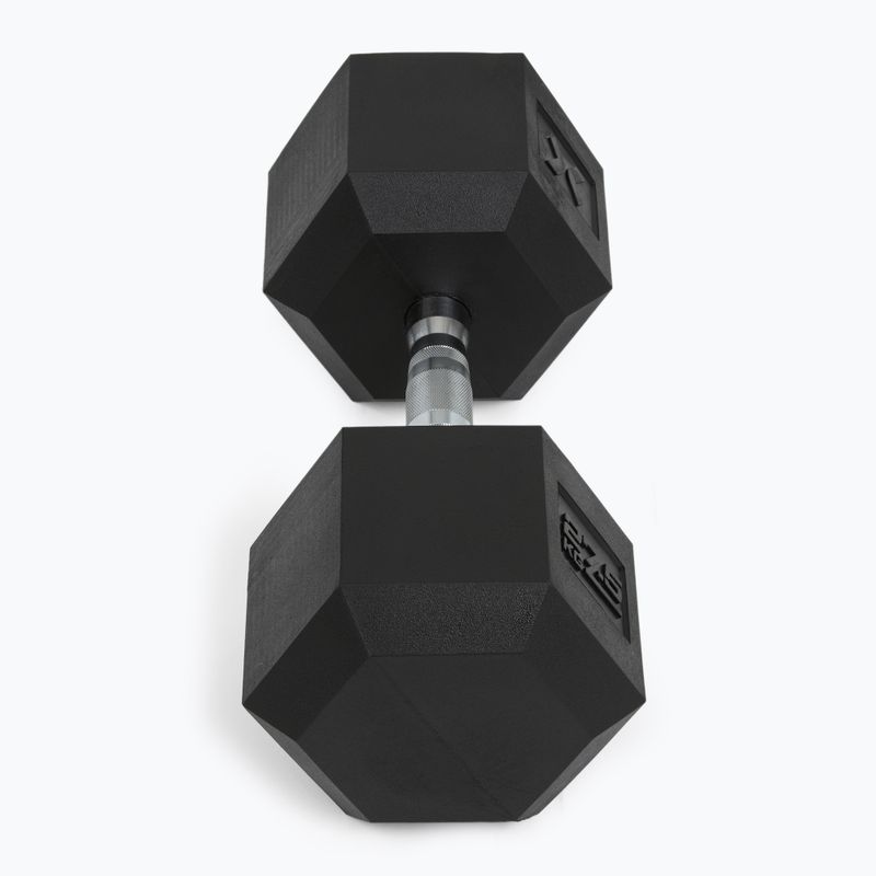 XTREXO Hex 27,5 kg gummierte Kurzhanteln 6