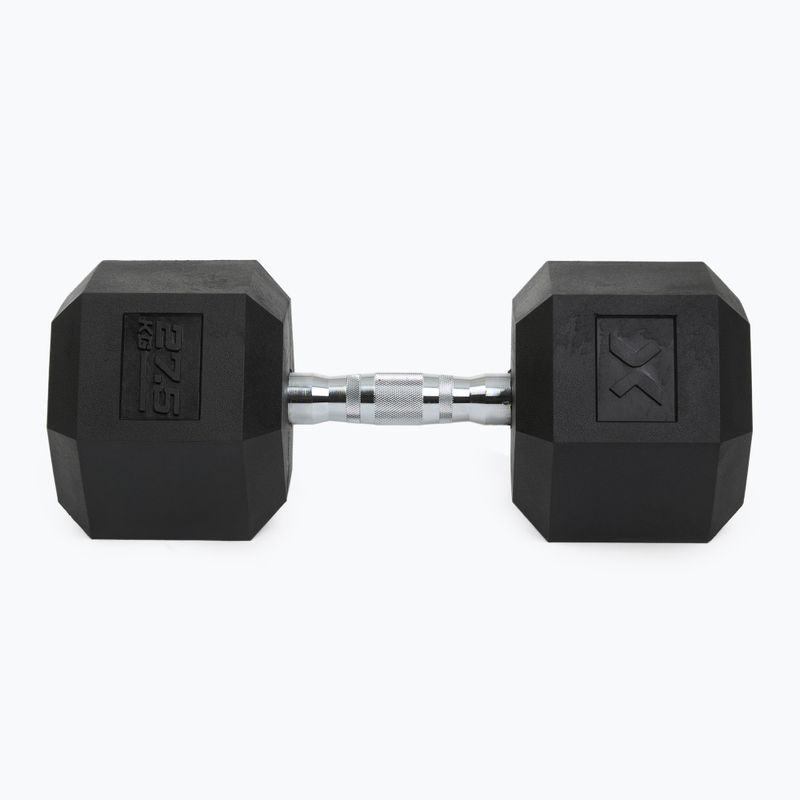 XTREXO Hex 27,5 kg gummierte Kurzhanteln 7