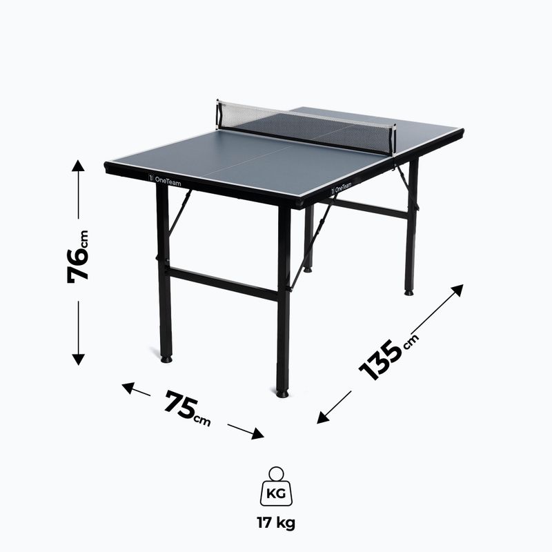 OneTeam Tischtennisplatte für Kinder OT-MTI-01 blau 2