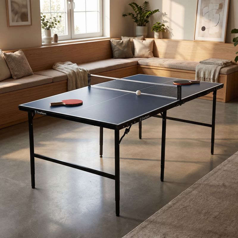 OneTeam Kinder-Tischtennisplatte OT-MTI-02 blau 6