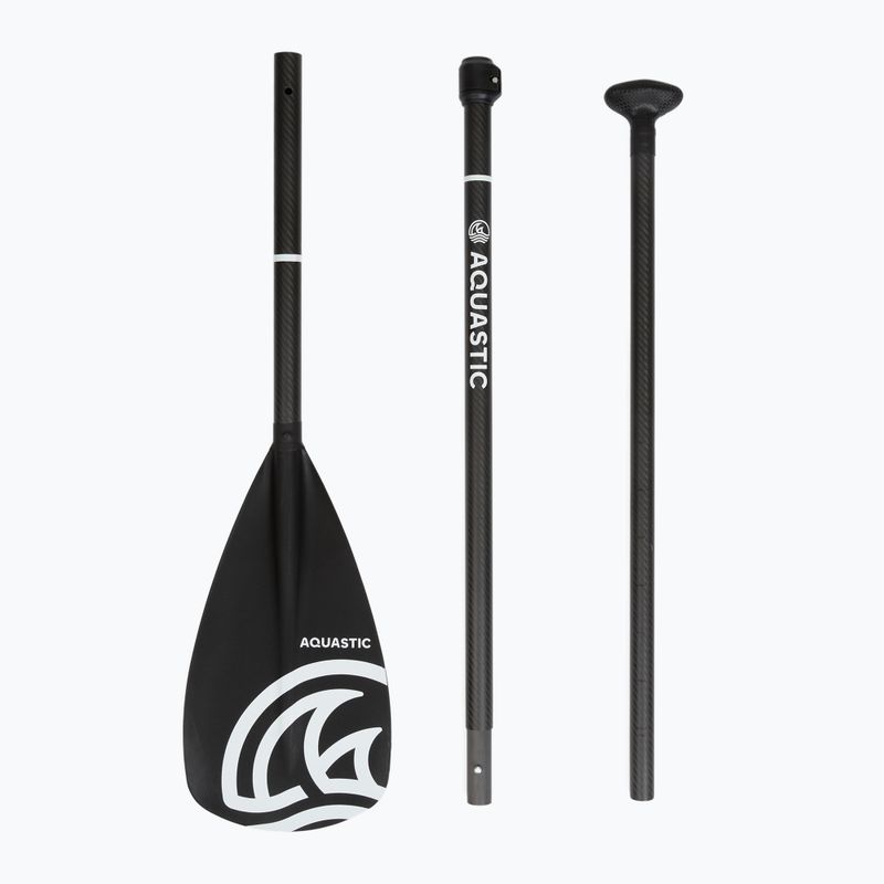 SUP-Paddel 3-teilig AQUASTIC SUP Fibre + Carbon schwarz 4