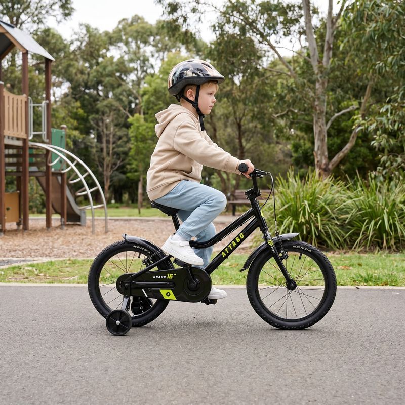 Kinderfahrrad ATTABO KNACK 16" schwarz 3