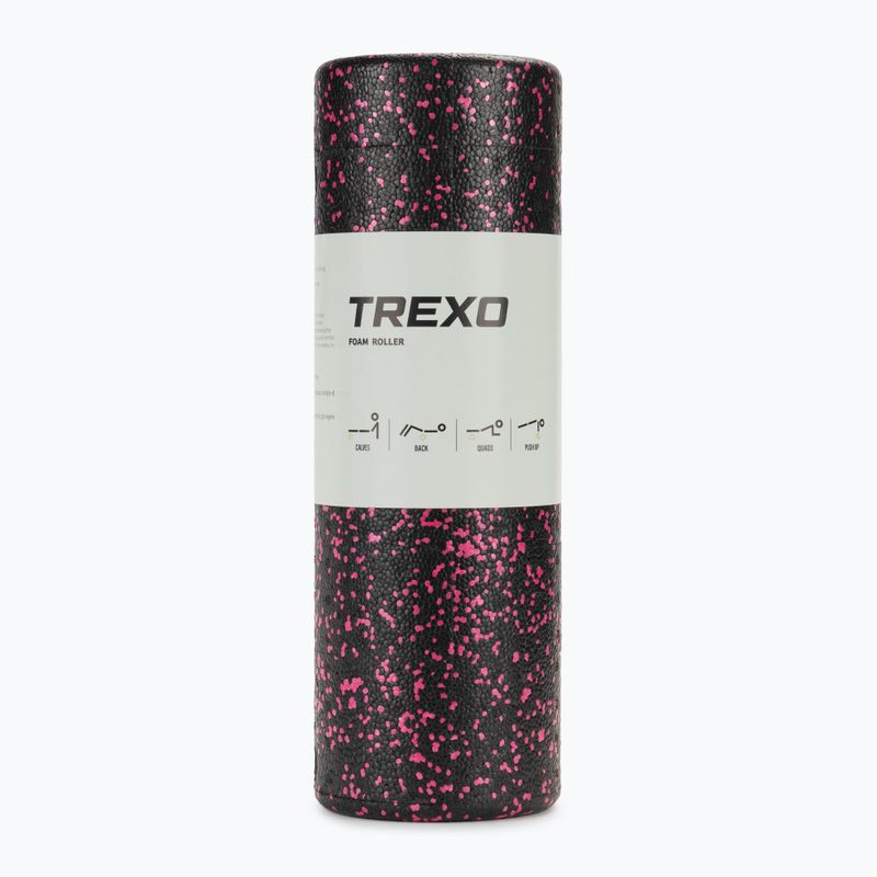 TREXO TRX-MST045 großes schwarz/rosa Massage-Set 6