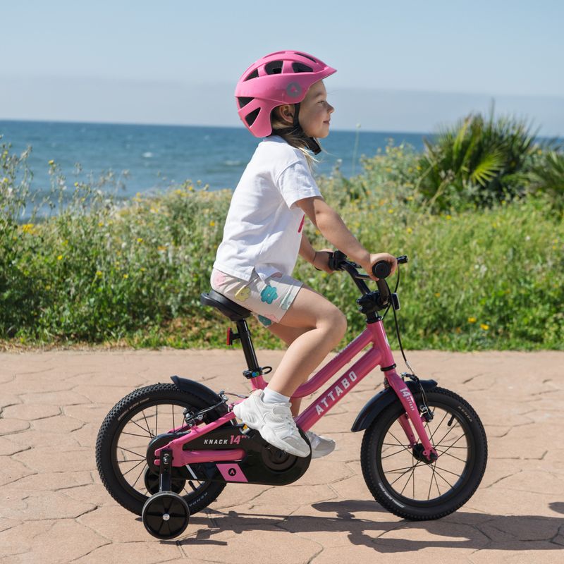 Kinderfahrrad ATTABO KNACK 14" rosa 12