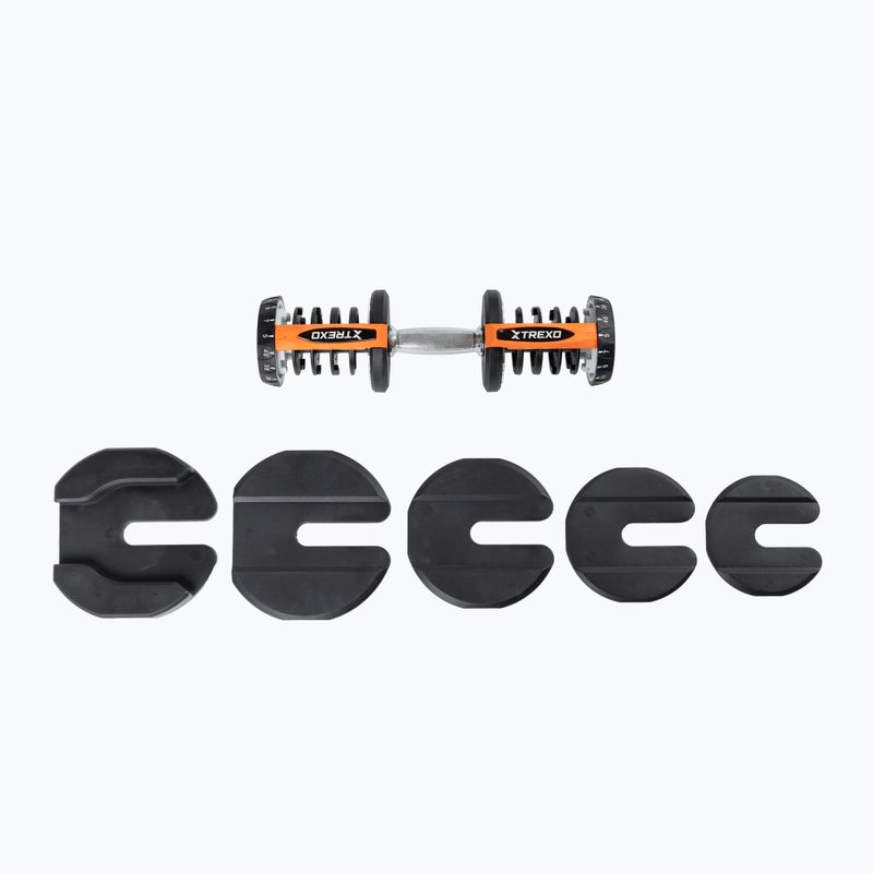 XTREXO ADT-40-BF verstellbare Kurzhantel 40 kg schwarz 6