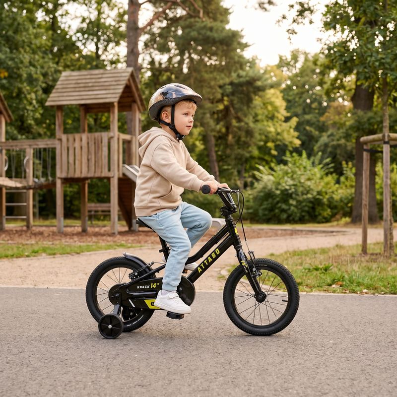 Kinderfahrrad ATTABO KNACK 14" schwarz 3
