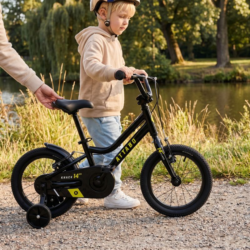 Kinderfahrrad ATTABO KNACK 14" schwarz 4