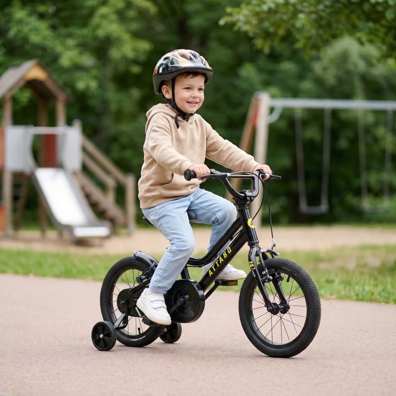 Kinderfahrrad ATTABO KNACK 14" schwarz 6
