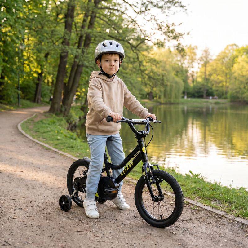 Kinderfahrrad ATTABO KNACK 14" schwarz 7