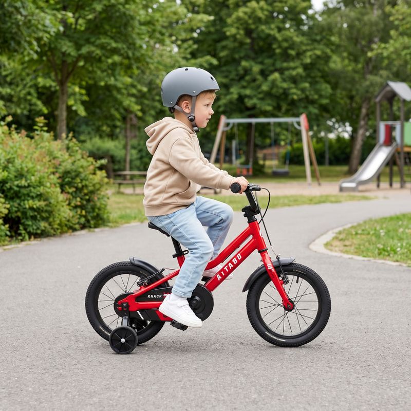 Kinderfahrrad ATTABO KNACK 14" rot 5