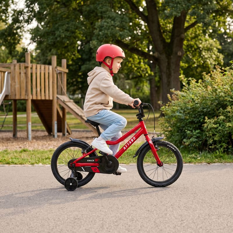 Kinderfahrrad ATTABO KNACK 16" rot 5