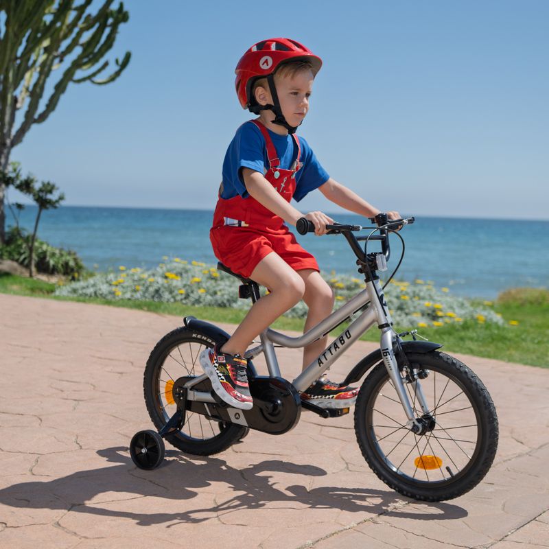 Kinderfahrrad ATTABO KNACK 16" silber 9
