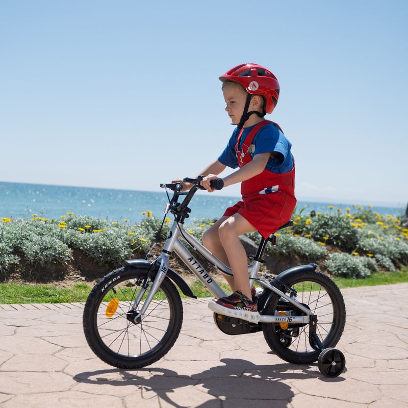 Kinderfahrrad ATTABO KNACK 16" silber 10