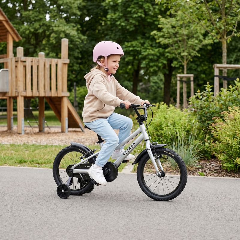 Kinderfahrrad ATTABO KNACK 16" silber 4