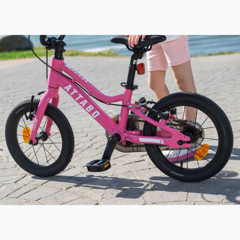 Kinderfahrrad ATTABO EASE 14" rosa 9
