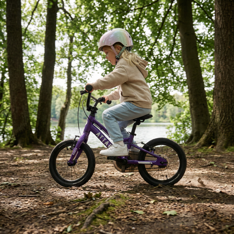 Kinderfahrrad ATTABO EASE 14" lila 6