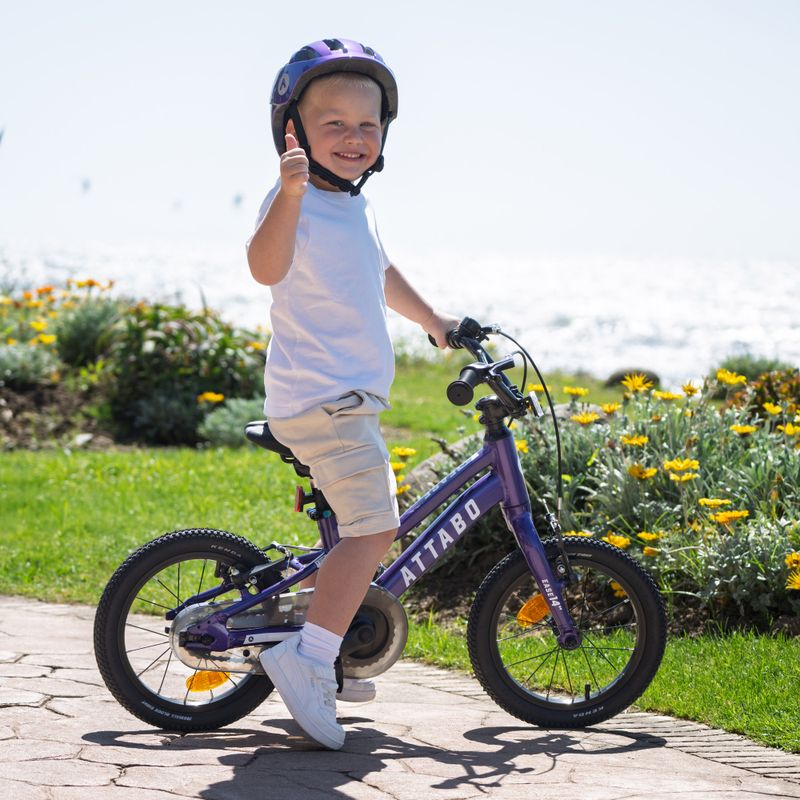Kinderfahrrad ATTABO EASE 14" lila 13