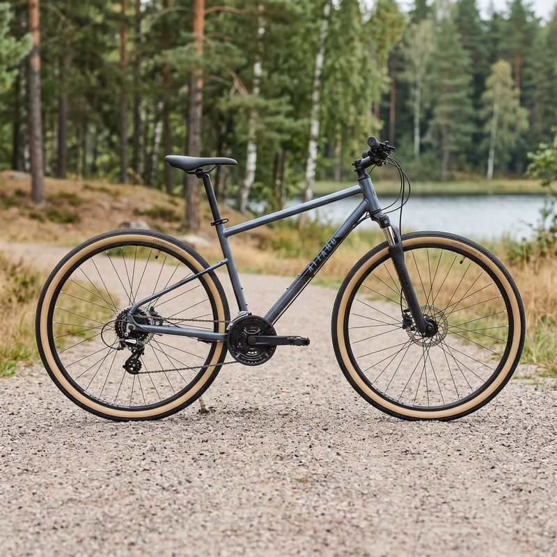 Herren Crossrad ATTABO SANO 3.0 28" grau 3