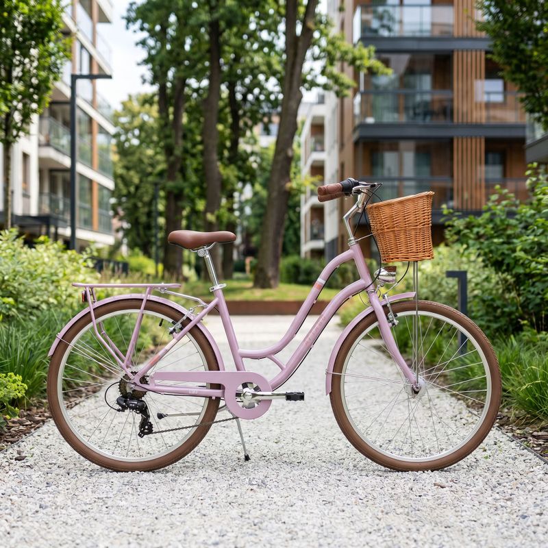 Jugend Stadt Fahrrad ATTABO CITY 26" rosa 3