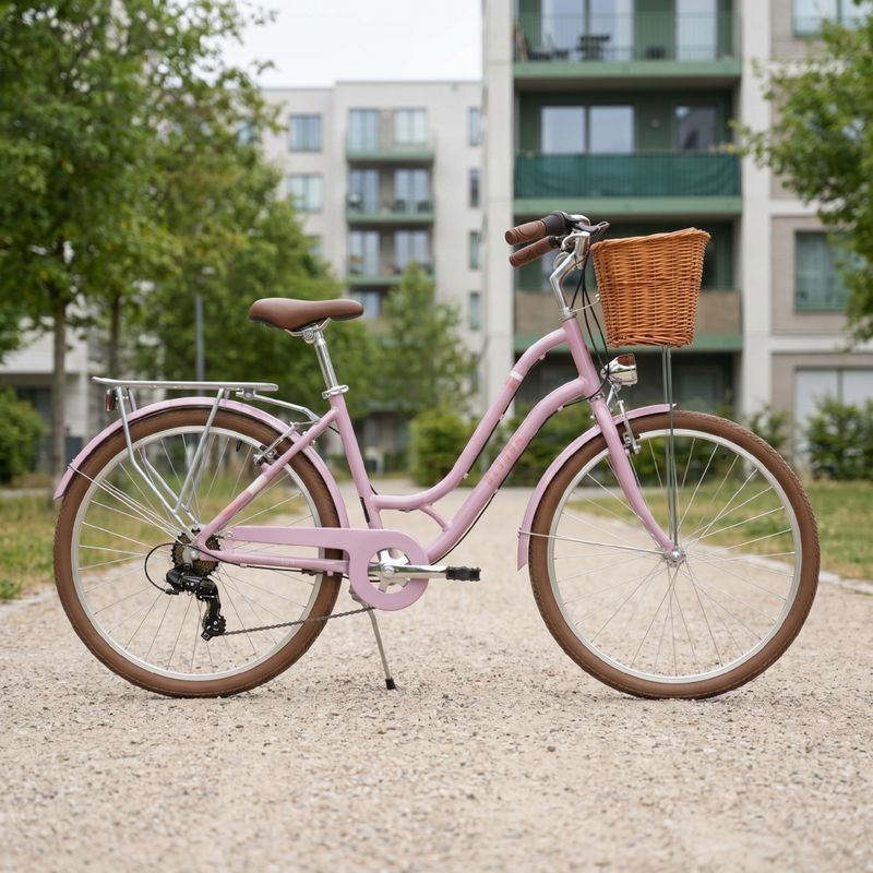 Jugend Stadt Fahrrad ATTABO CITY 26" rosa 17