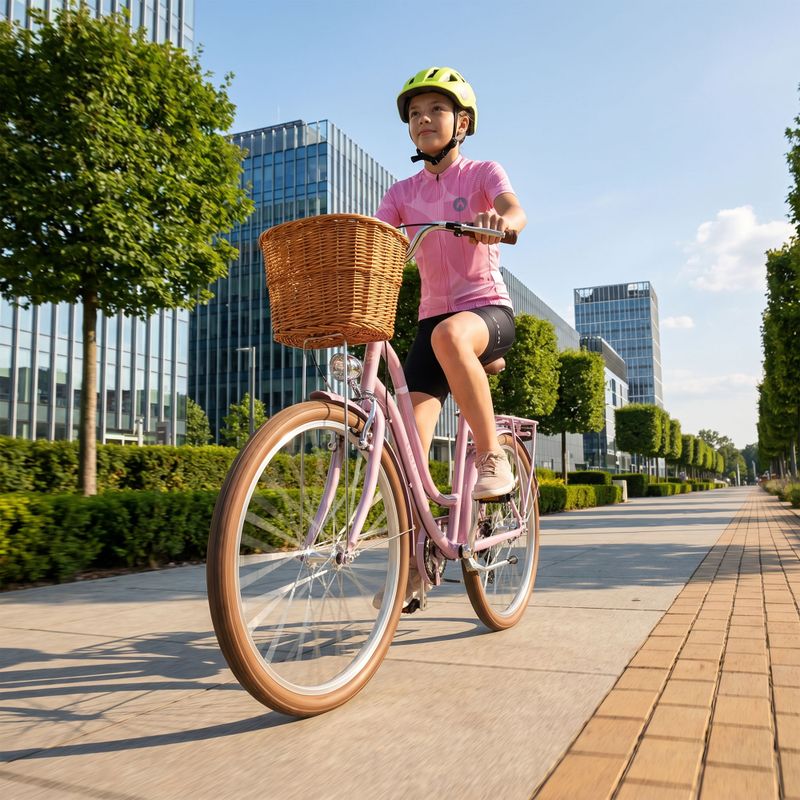 Jugend Stadt Fahrrad ATTABO CITY 26" rosa 4