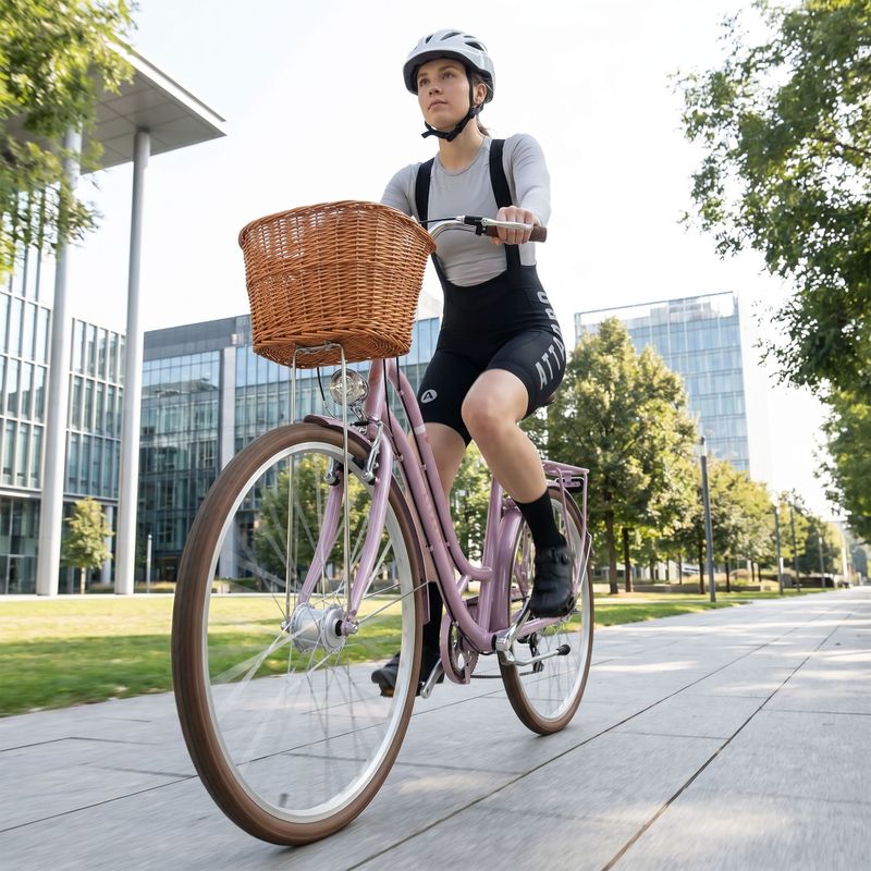 Frauen Stadt Fahrrad ATTABO CITY 28" rosa 18