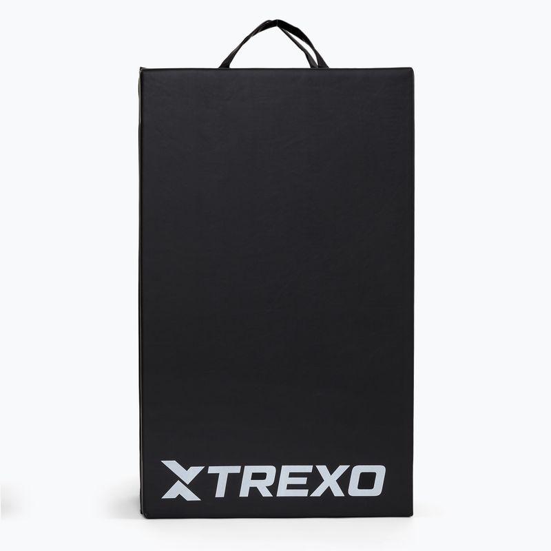 Gymnastikmatte TREXO faltbar groß Schwarz 5
