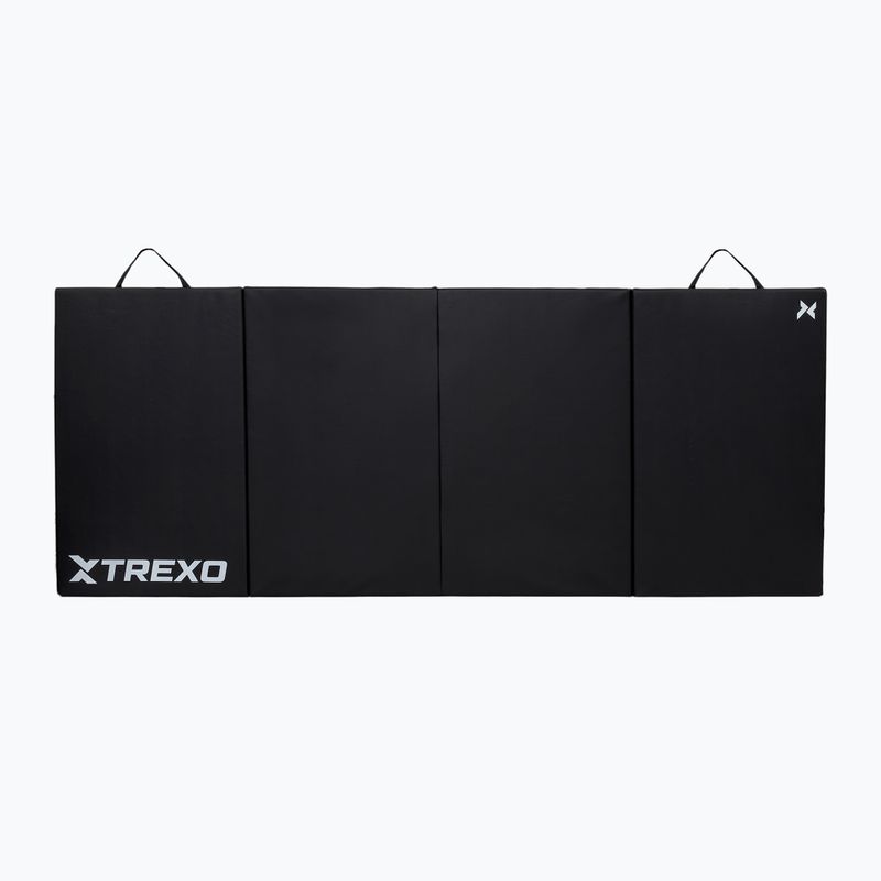 Gymnastikmatte TREXO faltbar groß Schwarz 6