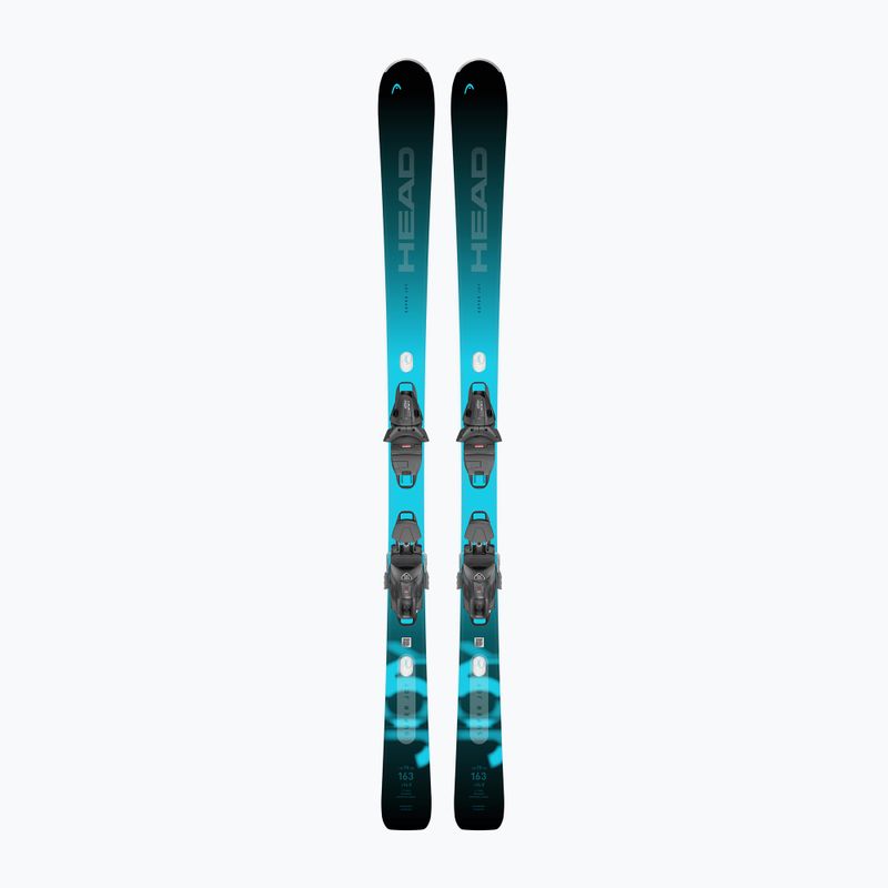 Damen Ski Alpin HEAD e-Super Joy SW SLR BB Joy Pro + Bindungen Protector SLR 11 GW schwarz/blau