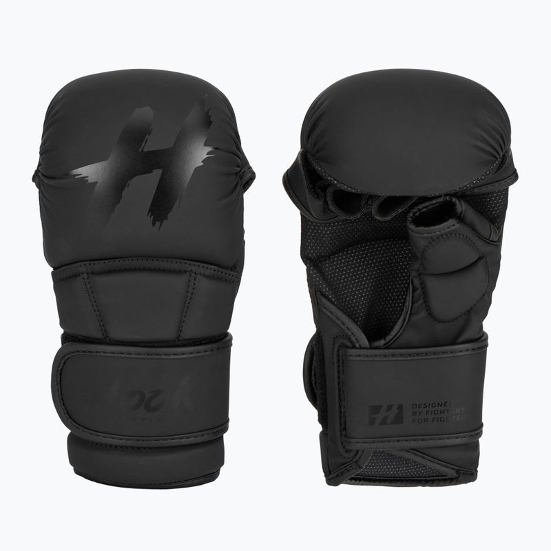 MMA HOOK FIGHTING Sparring Handschuhe TX0-B4M0014 schwarz 2