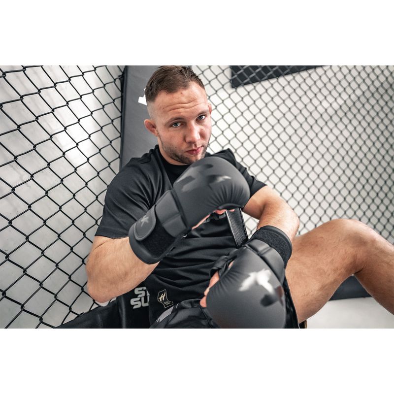 MMA HOOK FIGHTING Sparring Handschuhe TX0-B4M0014 schwarz 8